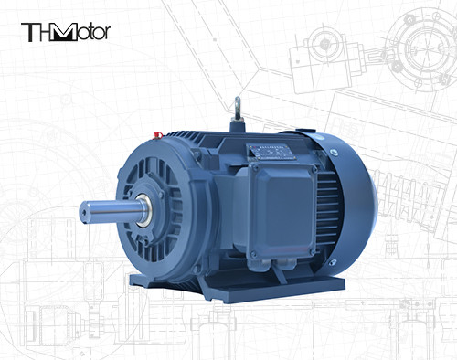 IP54/IP55 전압 DC 모터 4/6 폴 0.4-75kw 전력 홀로 샤프트 속도 1000 - 3000rpm